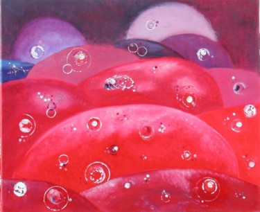 Peinture intitulée "Pouponnière d'étoil…" par Anne Garnier, Œuvre d'art originale
