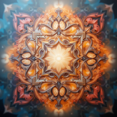 Digital Arts titled "Blurred pictures on…" by Chakkrit Bilabdullar, Original Artwork, Digital Painting