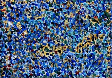 Painting titled "Abstracted nature -…" by Milto Sideris, Original Artwork, Acrylic