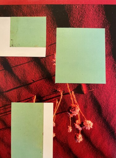 Κολάζ με τίτλο "collage 23" από Charles Dusaussoy, Αυθεντικά έργα τέχνης, Κολάζ Τοποθετήθηκε στο Plexiglass