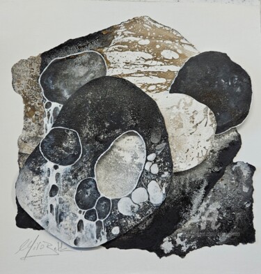 Peinture intitulée "Origines #12 (assem…" par Mirabelle, Œuvre d'art originale, Acrylique Monté sur Carton