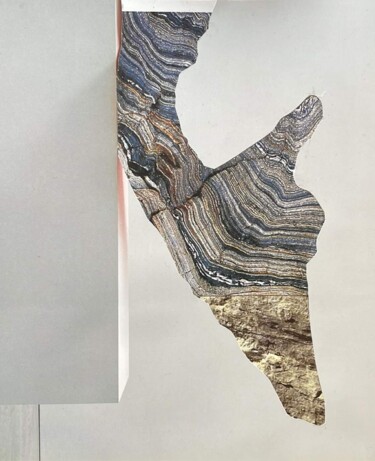 Collages intitulée "collage 35" par Charles Dusaussoy, Œuvre d'art originale, Collages Monté sur Plexiglas