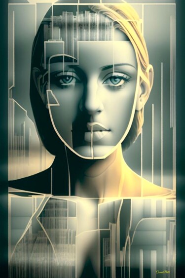 数字艺术 标题为“Imbrication - 12” 由Cosmicphil1, 原创艺术品, 数字油画