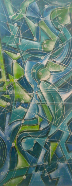 绘画 标题为“Abstrato cubista-FE…” 由Antonio Guimaraes, 原创艺术品, 丙烯