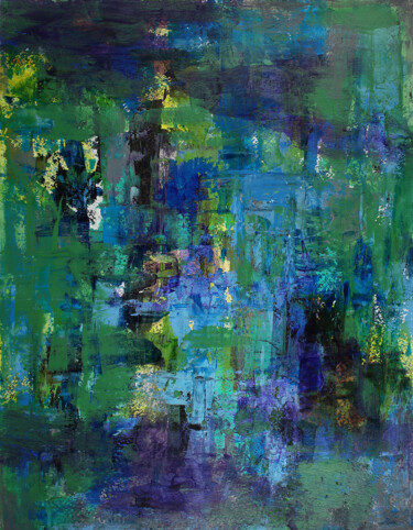 Pintura intitulada "Wonderful world" por Peter Kilb, Obras de arte originais, Acrílico