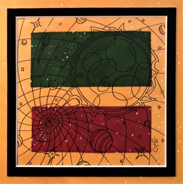 Tekening getiteld "(70) - union cosmiq…" door Vincent Gibert, Origineel Kunstwerk, Marker