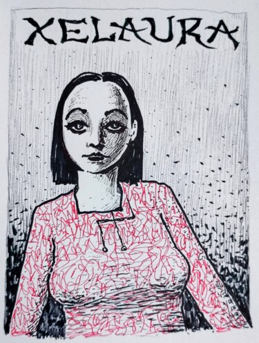 제목이 "Xelaura"인 그림 Milto Sideris로, 원작, 잉크
