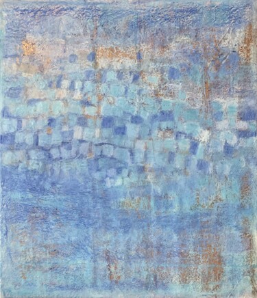 Peinture intitulée "A La Marsa" par Nadée, Œuvre d'art originale, Pigments Monté sur Châssis en bois