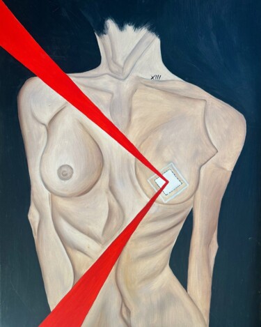 No Name Malerei mit dem Titel "No Name" von Ivanna Demianiuk (DANAVI), Original-Kunstwerk, Öl Auf Keilrahmen aus Holz montiert