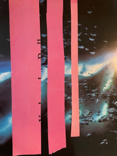Collages titled "collage 46" by Charles Dusaussoy, Original Artwork, Collages Mounted on Aluminium