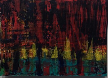 "Der Himmel ist nich…" başlıklı Tablo Arne Garling tarafından, Orijinal sanat, Akrilik Ahşap Sedye çerçevesi üzerine monte e…