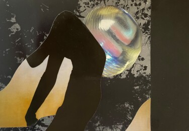 Collages titled "collage 58" by Charles Dusaussoy, Original Artwork, Collages Mounted on Aluminium