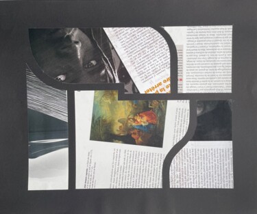 Collages intitulée "collage 69" par Charles Dusaussoy, Œuvre d'art originale, Collages Monté sur Plexiglas