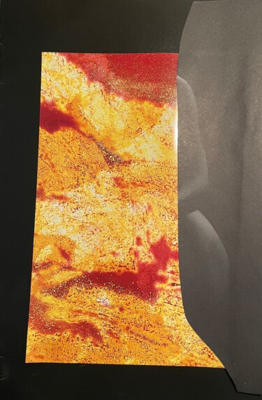 Collages titled "collage 77" by Charles Dusaussoy, Original Artwork, Collages Mounted on Aluminium