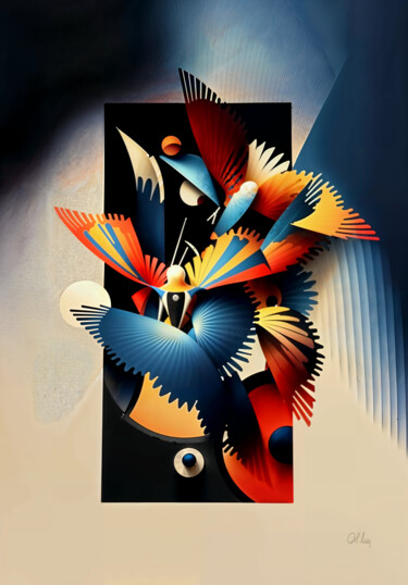 Digital Arts titled "Exaltation" by Gilles Lair, Original Artwork, Digital Painting