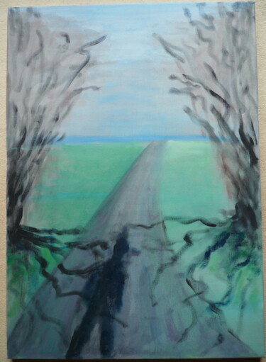 "Spaziergang im Früh…" başlıklı Tablo Harald Lange tarafından, Orijinal sanat, Akrilik Ahşap Sedye çerçevesi üzerine monte e…