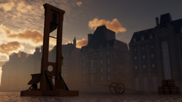 Digital Arts titled "Execution" by Gilles Corona, Original Artwork, 3D Modeling