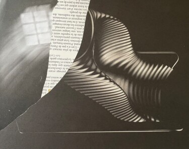 Collages intitulée "collage 85" par Charles Dusaussoy, Œuvre d'art originale, Collages Monté sur Aluminium