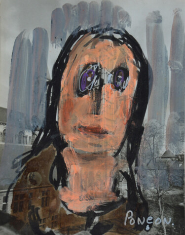 Painting titled "Improvisation 2024…" by Alain Ponçon, Original Artwork, Acrylic