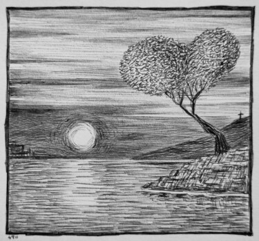 "Illustrations for n…" başlıklı Resim Milto Sideris tarafından, Orijinal sanat, Tükenmez kalem