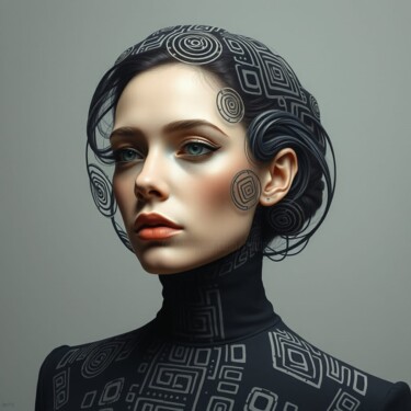 Digital Arts titled "Fashion qr code" by Modane, Original Artwork, AI generated image