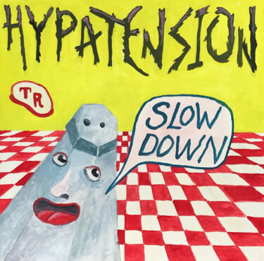 Malarstwo zatytułowany „HYPATENSION / Slow…” autorstwa Julien Fargetton, Oryginalna praca, Gwasz