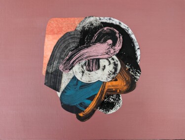 Collages titled "Morceaux choisis 02…" by Dé Chapelet, Original Artwork, Acrylic Mounted on Other rigid panel