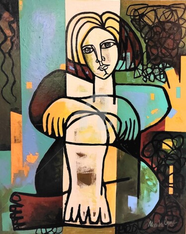 Peinture intitulée "Sans titre 2" par Alexandre Lepage, Œuvre d'art originale, Acrylique Monté sur Châssis en bois