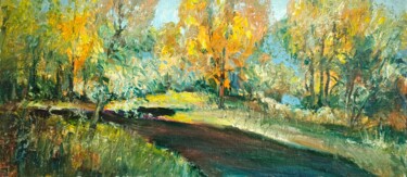 В плавнях Pittura intitolato "В плавнях" da Vitalij Valsamaki, Opera d'arte originale, Olio Montato su Cartone