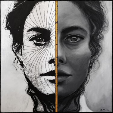 Malarstwo zatytułowany „Przemiana” autorstwa Ewa Kędziorek (Marias), Oryginalna praca, Akryl