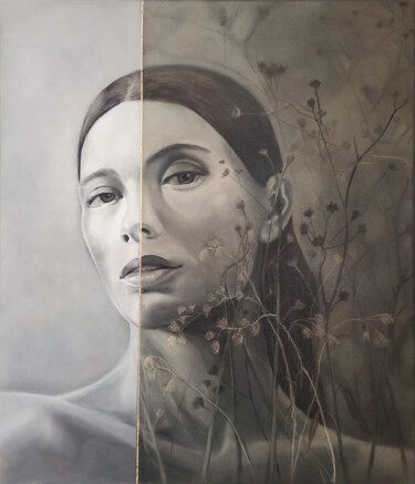 Malarstwo zatytułowany „Brak” autorstwa Ewa Kędziorek (Marias), Oryginalna praca, Olej