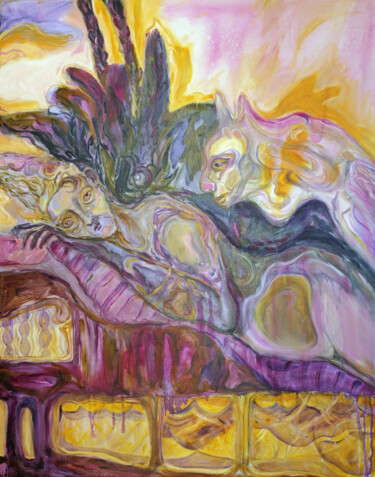 Dreams of the Wild 绘画 标题为“Dreams of the Wild” 由Zlata Beord, 原创艺术品, 油