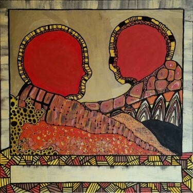 Peinture intitulée "oltre i ricordi" par Alice Martinelli, Œuvre d'art originale, Acrylique Monté sur Châssis en bois