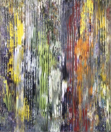 绘画 标题为“色彩の畝 4 (Furrows of…” 由Kadota Mitsumasa, 原创艺术品, 丙烯 安装在木质担架架上