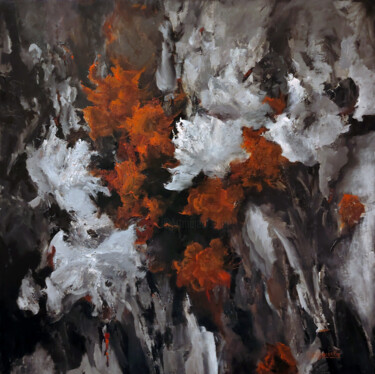 Évanescence de Feu et de Cendre 绘画 标题为“Évanescence de Feu…” 由Iryna Malynovska, 原创艺术品, 油 安装在木质担架架上