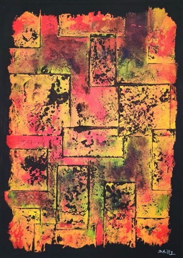 Peinture intitulée "BAILLY 52" par Vincent Bailly, Œuvre d'art originale, Acrylique Monté sur Châssis en bois