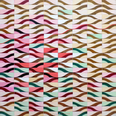 Painting titled "Diagram" by Federico Cortese, Original Artwork, Oil