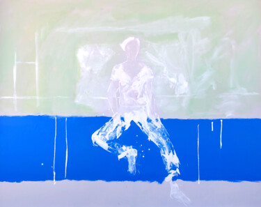 绘画 标题为“PORTRAIT VI.II” 由Jean Lerin, 原创艺术品, 丙烯 安装在木质担架架上