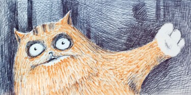 "Catsegory Vol.I - 2…" başlıklı Resim Milto Sideris tarafından, Orijinal sanat, Tükenmez kalem