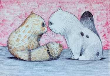 제목이 "Catsegory Vol.I - 3…"인 그림 Milto Sideris로, 원작, 볼펜