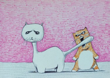 제목이 "Catsegory Vol.I - 3…"인 그림 Milto Sideris로, 원작, 볼펜
