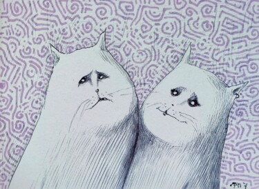 "Catsegory Vol.I - 5…" başlıklı Resim Milto Sideris tarafından, Orijinal sanat, Akrilik