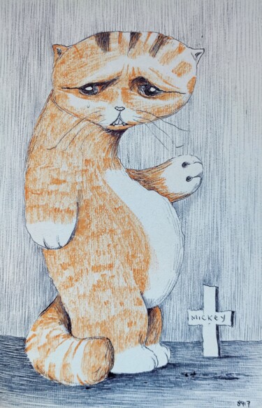 제목이 "Catsegory Vol.I - 5…"인 그림 Milto Sideris로, 원작, 볼펜