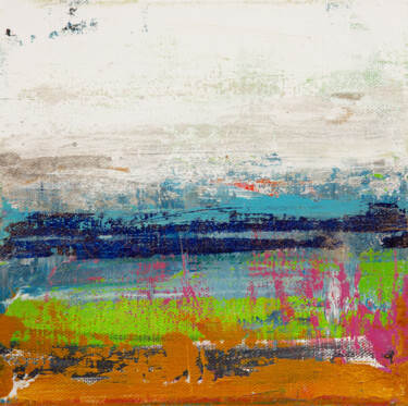 Pintura intitulada "Views of Nature 87" por Hilary Winfield, Obras de arte originais, Acrílico Montado em Armação em madeira