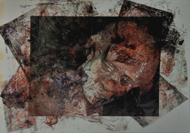 Painting titled "Le paradis 28" by Catherine Hélie, Original Artwork, Digital Photography