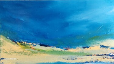 Peinture intitulée "Lumière normande" par Eve Paradowski, Œuvre d'art originale, Acrylique Monté sur Châssis en bois