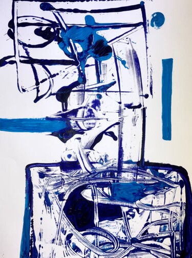 Peinture intitulée "Déchirure mental" par Francisco Mendes, Œuvre d'art originale, Acier inoxydable