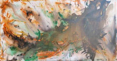 绘画 标题为“abstrato 3” 由Valdemar Queirós, 原创艺术品, 丙烯 安装在木质担架架上