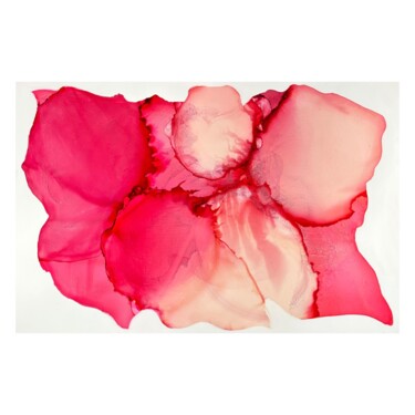 Schilderij getiteld "Blossom of the dese…" door Zelotaya, Origineel Kunstwerk, Inkt