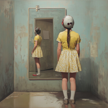 数字艺术 标题为“Another Mirror” 由Nikaleona, 原创艺术品, AI生成的图像